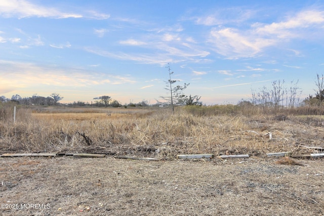 view of landscape with a rural view