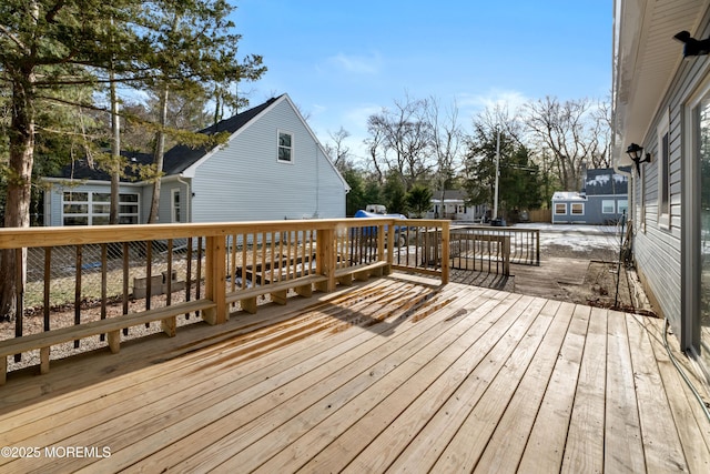 view of deck