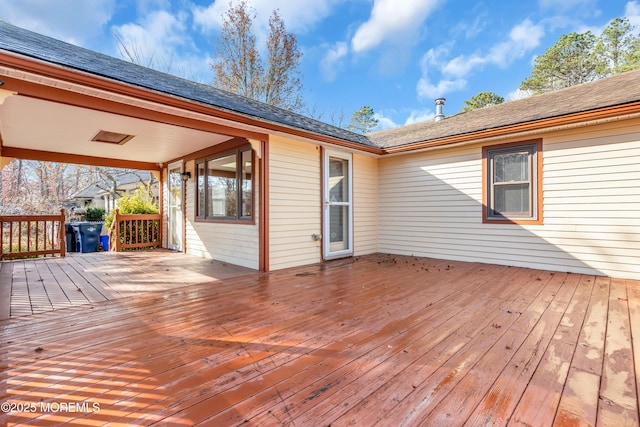 view of deck