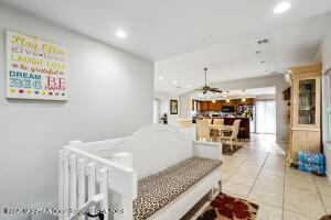 interior space featuring tile patterned flooring