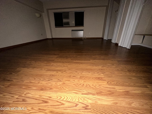 unfurnished room featuring light hardwood / wood-style floors