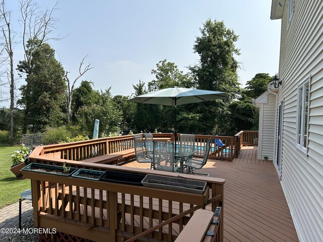 view of deck