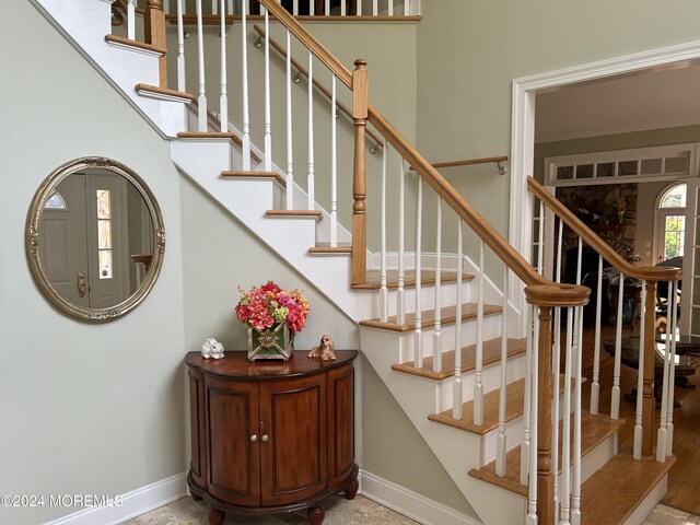 view of staircase