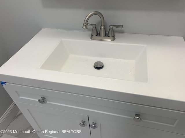 interior details with sink