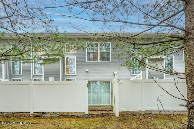 view of rear view of property