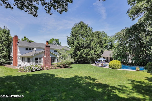 view of yard featuring a gazebo