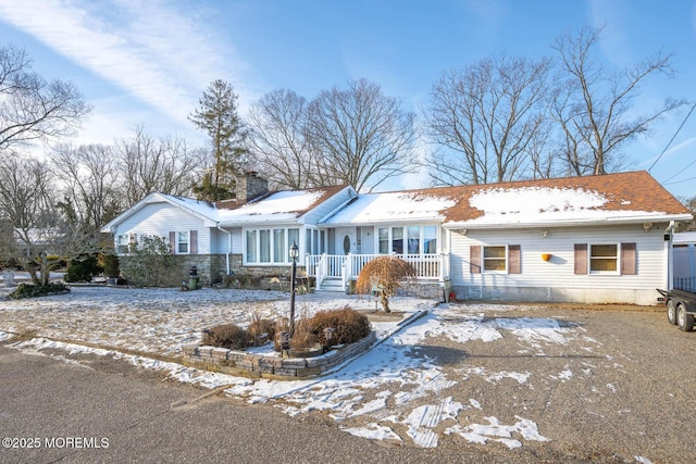 view of front of home