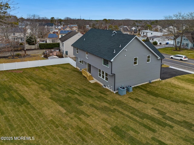 bird's eye view featuring a residential view