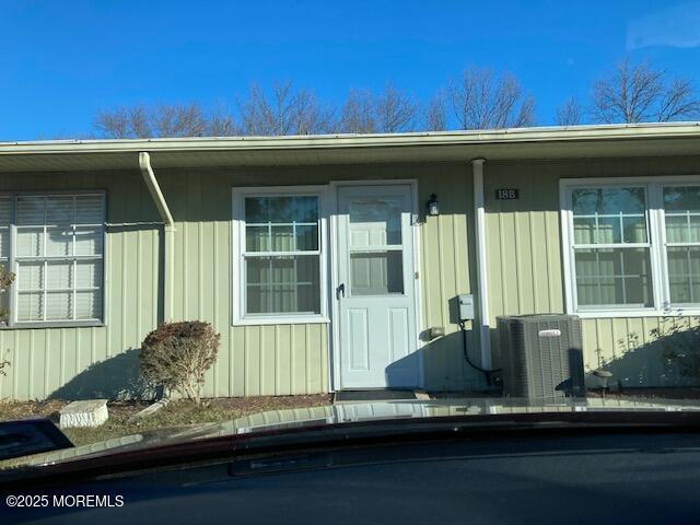 view of property exterior featuring cooling unit