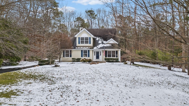 view of front of property