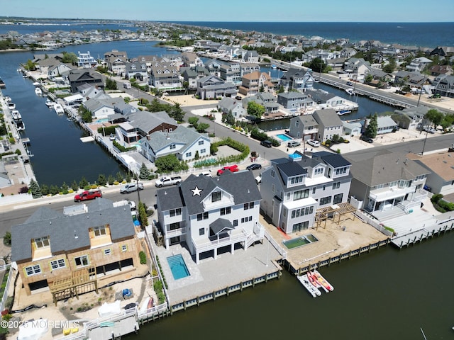 309 Bay Ln, Mantoloking, NJ 08738 - aerial view of residential area with a nearby body of water