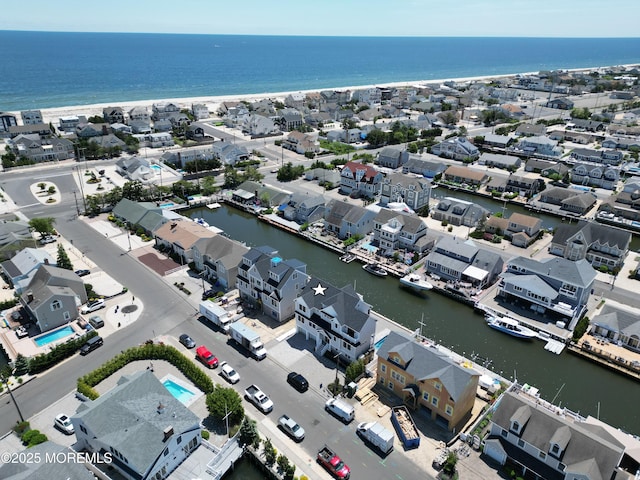 309 Bay Ln, Mantoloking, NJ 08738 - aerial perspective of suburban area with a large body of water