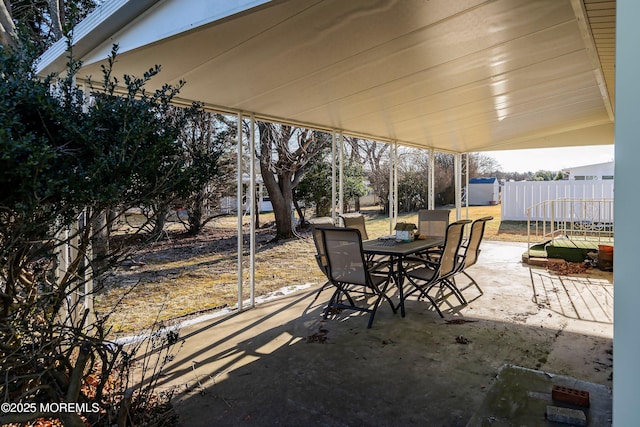 view of patio