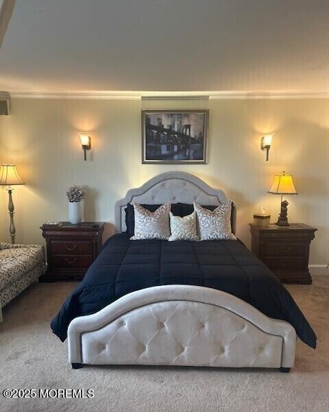 bedroom featuring carpet flooring