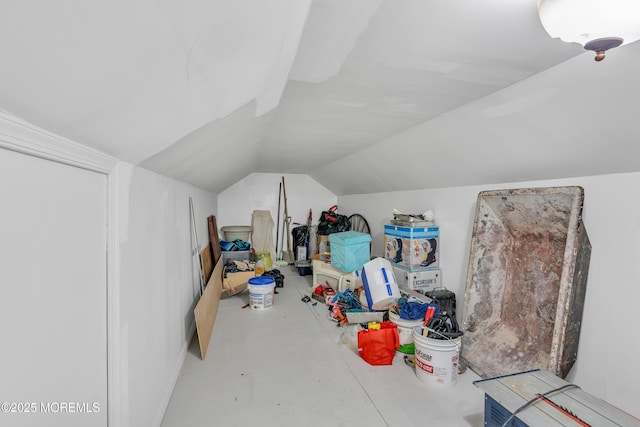 additional living space with lofted ceiling