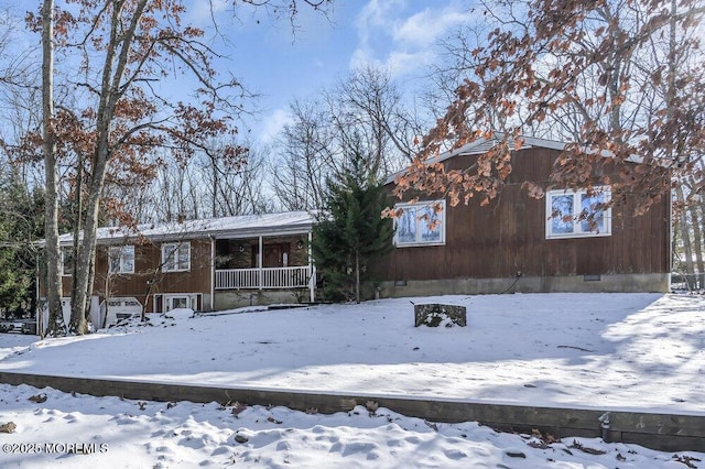 view of front of home