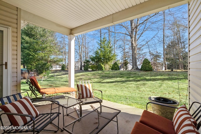 view of patio