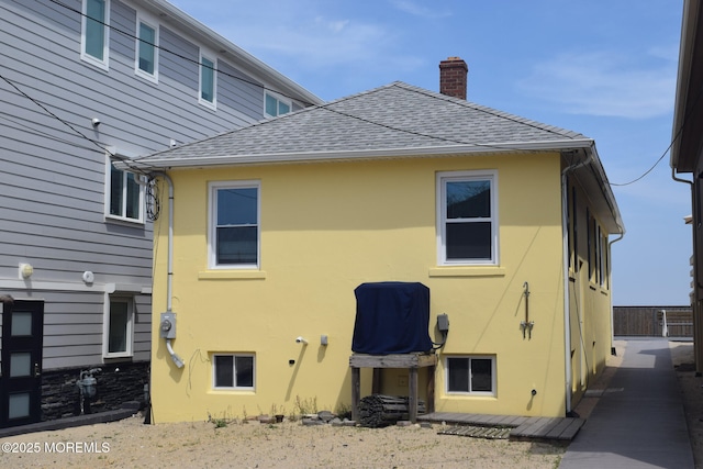 view of rear view of property