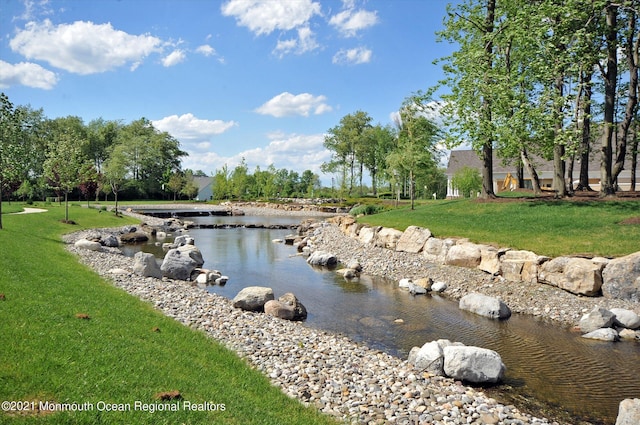 view of water feature