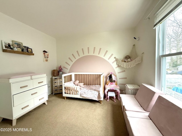 bedroom featuring carpet floors