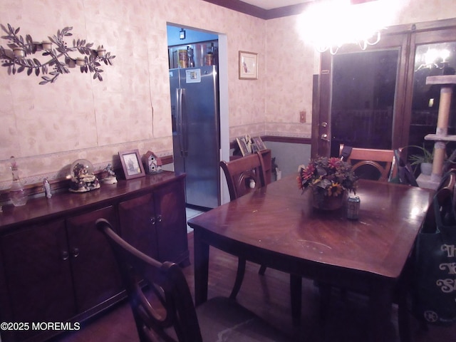 view of dining area