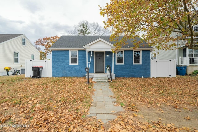 view of bungalow-style home