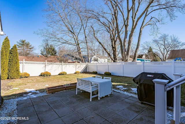 view of patio / terrace with grilling area