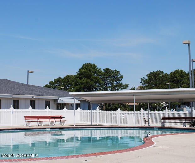 view of pool