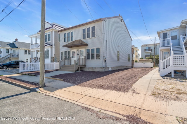 view of front of home