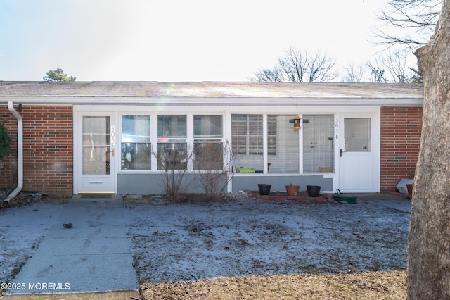 view of back of property