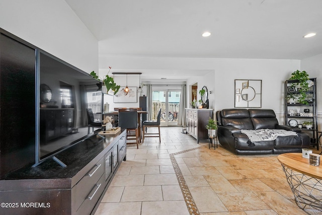 view of living room