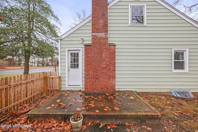 view of rear view of property