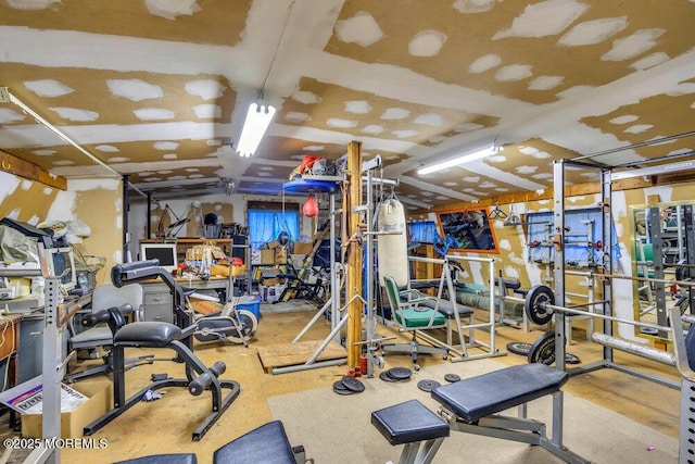 view of exercise room