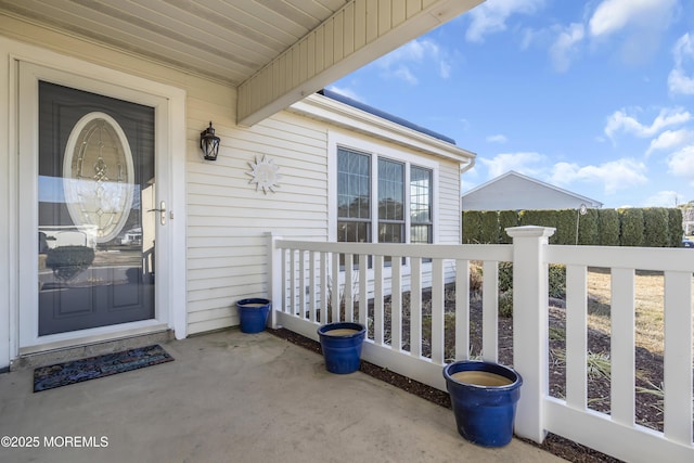 view of entrance to property