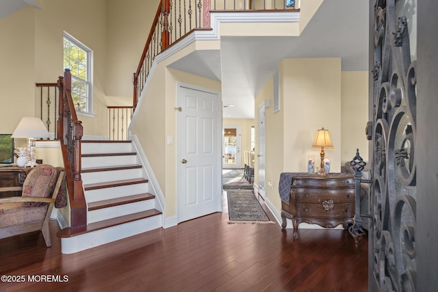 entryway featuring wood-type flooring