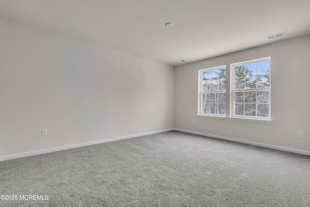 empty room with carpet floors