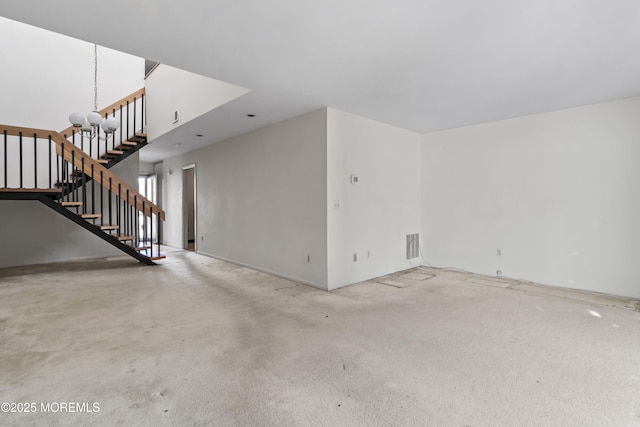 view of unfurnished living room