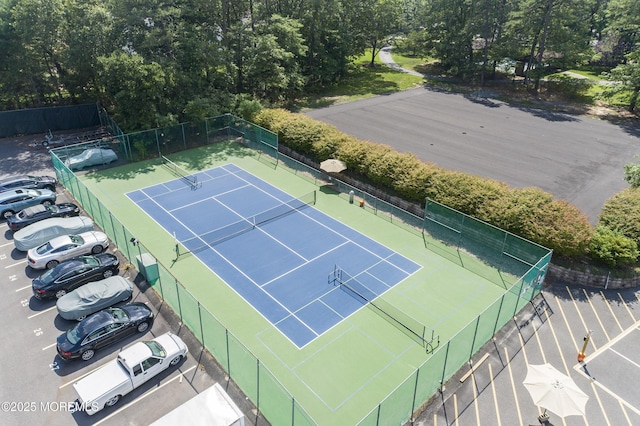 view of tennis court