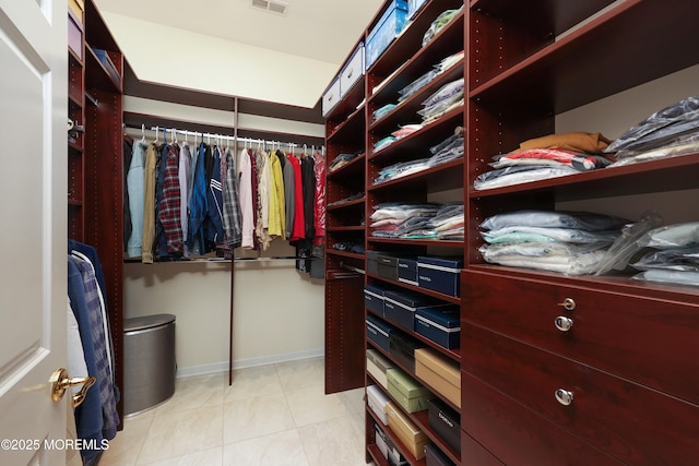 view of spacious closet