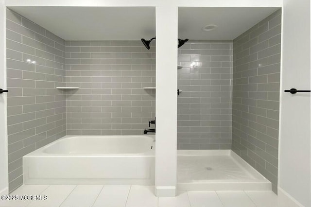 bathroom featuring tile patterned floors