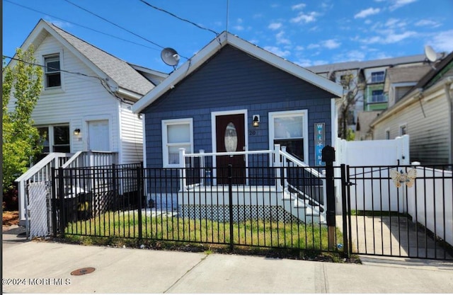 view of bungalow