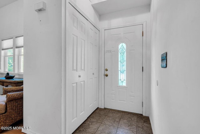 view of tiled entryway