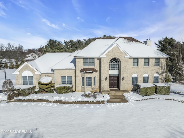 view of colonial inspired home