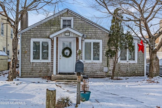 view of bungalow