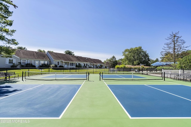 view of sport court