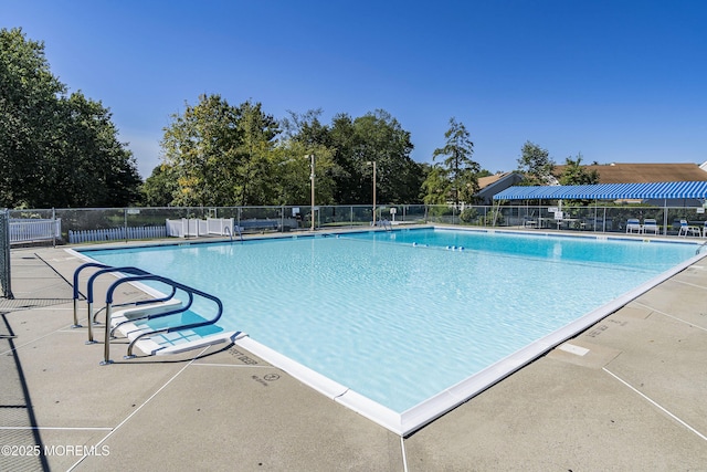 view of pool