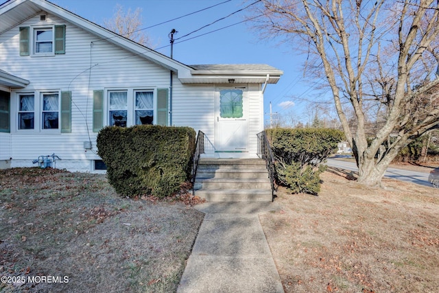 view of front of home