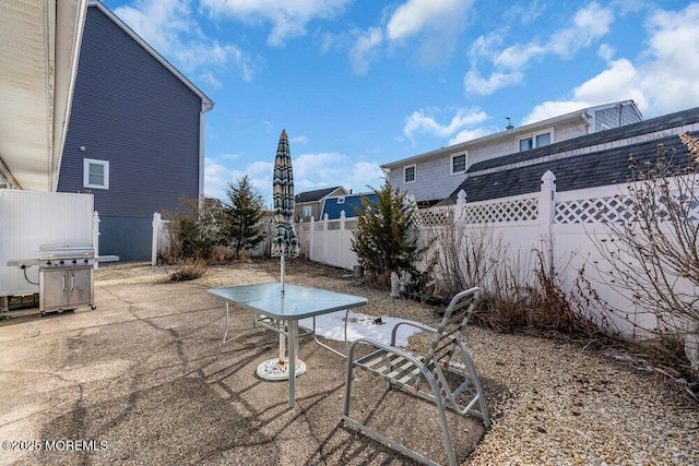 view of patio / terrace with grilling area