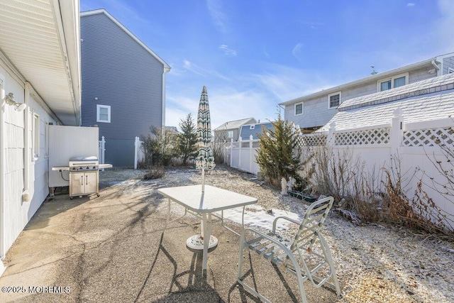 view of patio / terrace with grilling area