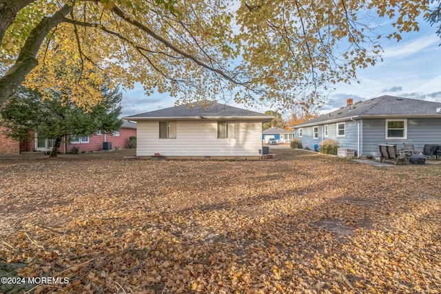 view of back of property